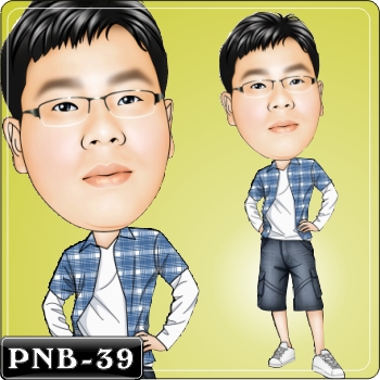男生人像Q版漫畫PNB-39